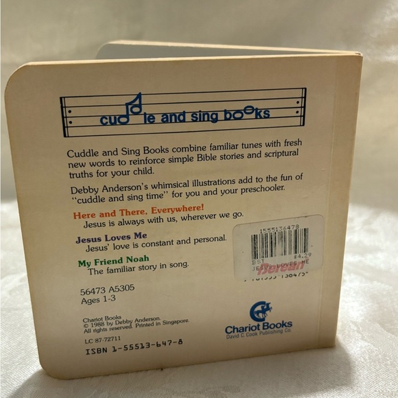 Vintage Jesus Loves Me Board Book - Picture 2 of 3